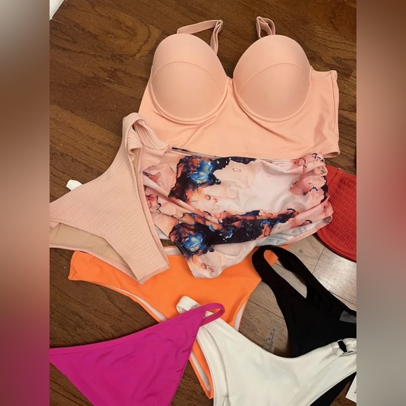 LOT OF NWT BATHING SUITS ZAFUL SHEIN 7 pc RANDOM - Picture 2 of 4
